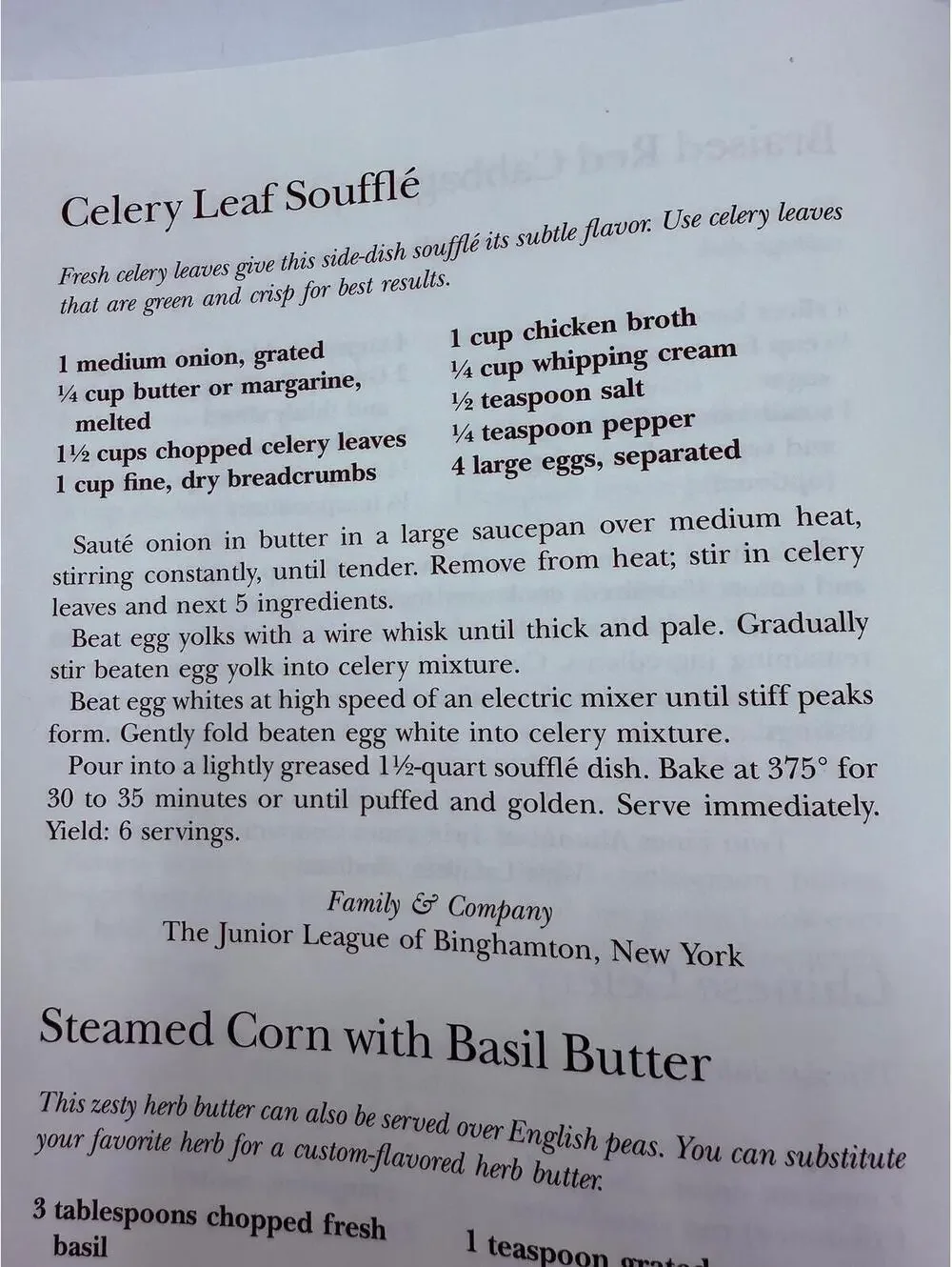 Vintage Community Cookbook, America's Best Recipes, 1994 Hometown Collection